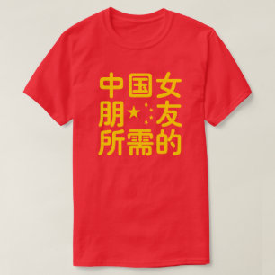 Looking for a Chinese Girlfriend ~ Hanzi Language T-Shirt