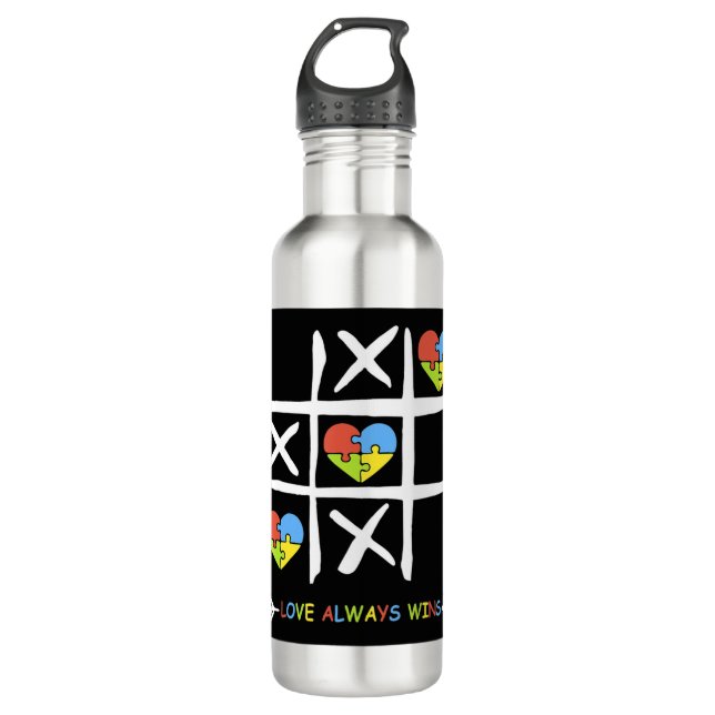 Looking for Autism Awareness tee, Autism Apparel t 710 Ml Water Bottle (Front)