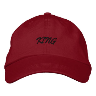 Looking for Comfortable KING Own create Text-Hat  Embroidered Hat