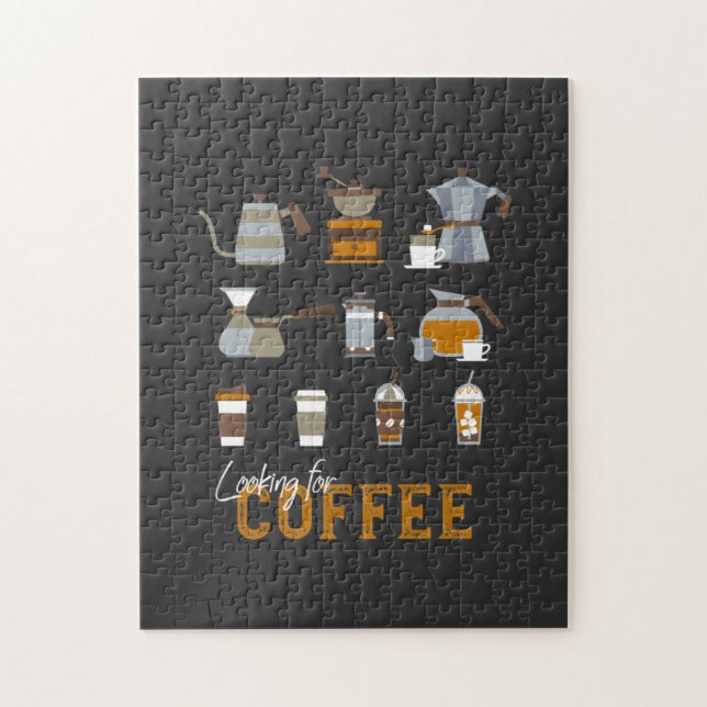 Looking for Delicious Coffee Drink Jigsaw Puzzle (Vertical)
