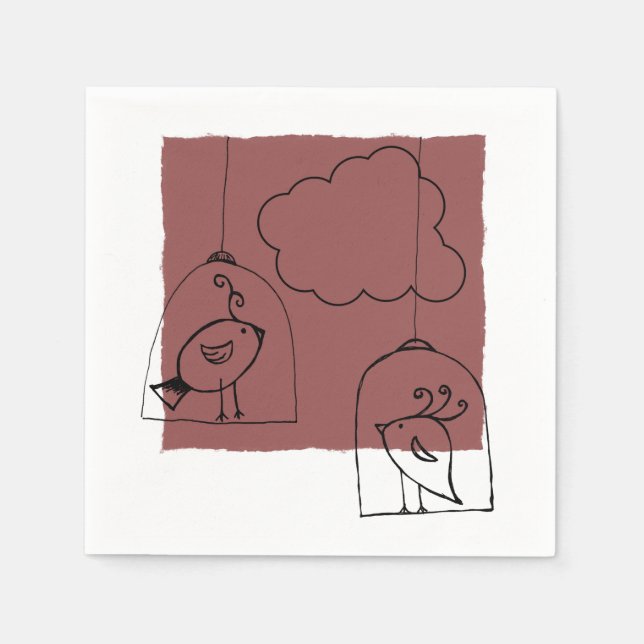 Looking for freedom napkin (Front)