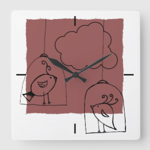Looking for freedom square wall clock