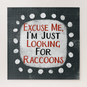 Looking For Raccoons Jigsaw Puzzle