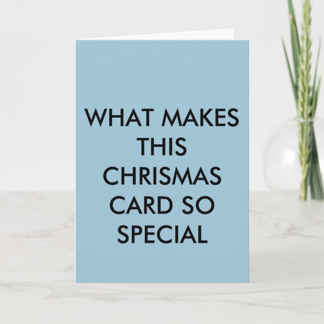 Looking for the perfect Christmas card (Front)