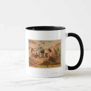 Looking for Trouble - Beach Scene Theatre Mug