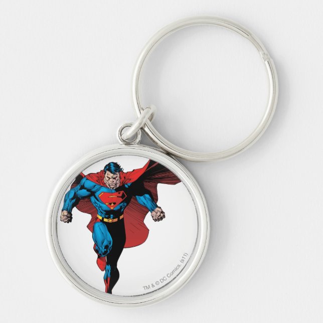 Looking Forward - Comic Style Key Ring (Front)