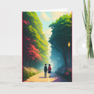 Looking forward to when we stroll together again card