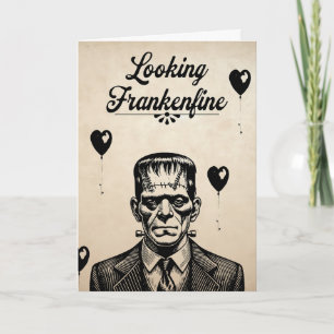 Looking Frankenfine Card