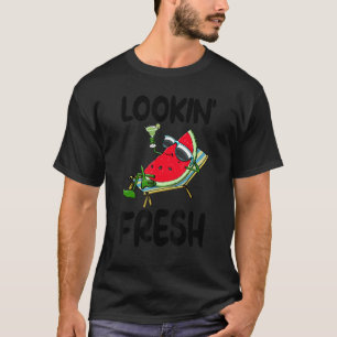 Looking Fresh Watermelon   Women Love Melon Fruit T-Shirt