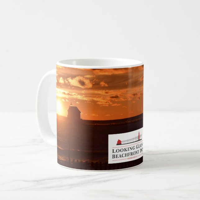 LOOKING GLASS COFFEE MUG (Front Left)