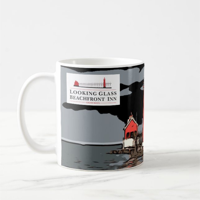 LOOKING GLASS COFFEE MUG (Left)