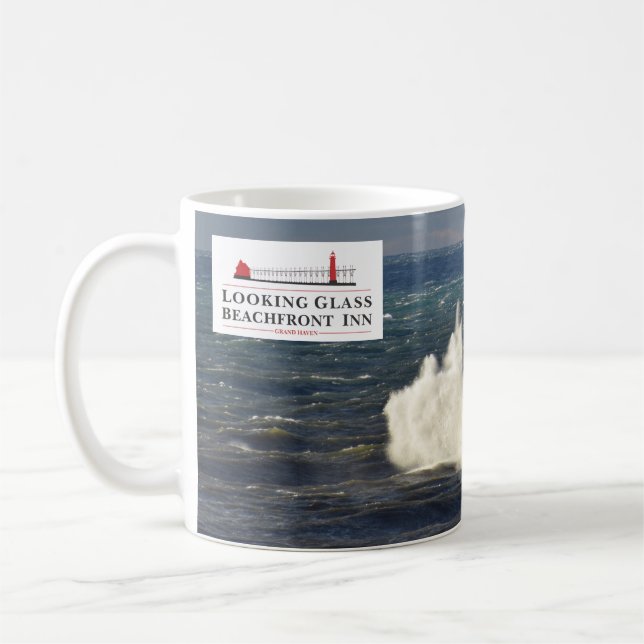 LOOKING GLASS COFFEE MUG (Left)