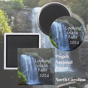 Looking Glass Falls Blue Ridge Mountains Waterfall Magnet