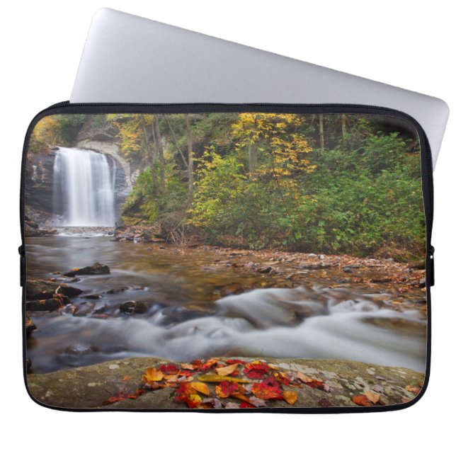 Looking Glass Falls Pisgah National Forest Laptop Sleeve (Front)
