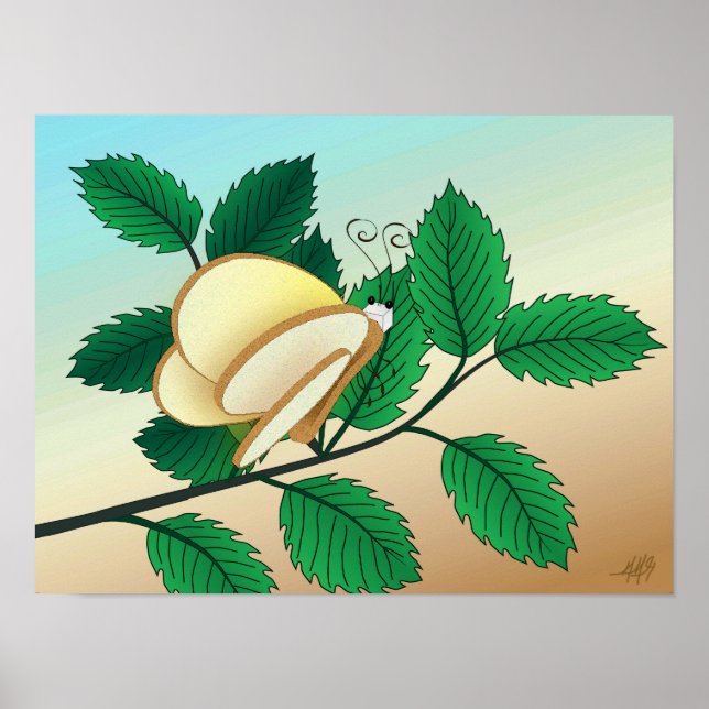 Looking Glass Insects - Bread and Butterfly Poster (Front)