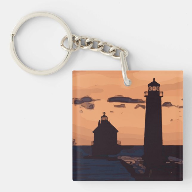 LOOKING GLASS KEY RING (Front)