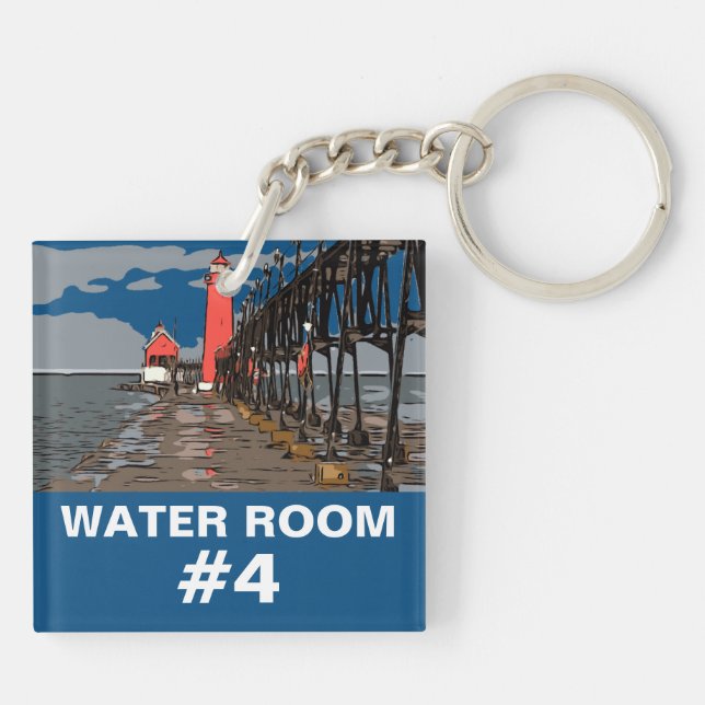 LOOKING GLASS KEY RING (Back)