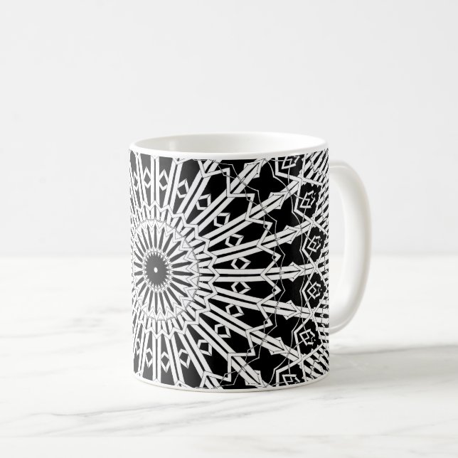 Looking Glass Mandala Coffee Mug (Front Right)
