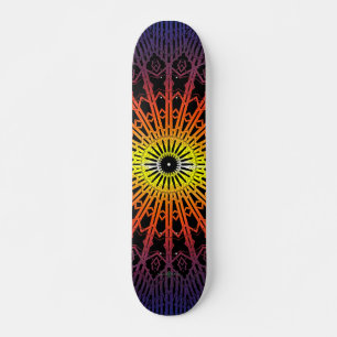 Looking Glass Mandala ( Rainbow ) Skateboard