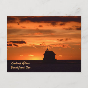 LOOKING GLASS POSTCARD