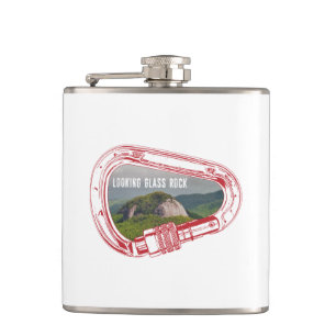 Looking Glass Rock Climbing Carabiner Hip Flask