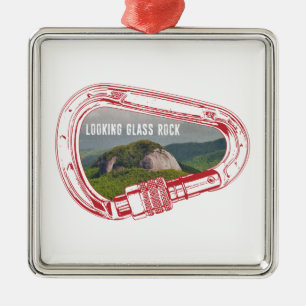 Looking Glass Rock Climbing Carabiner Metal Tree Decoration