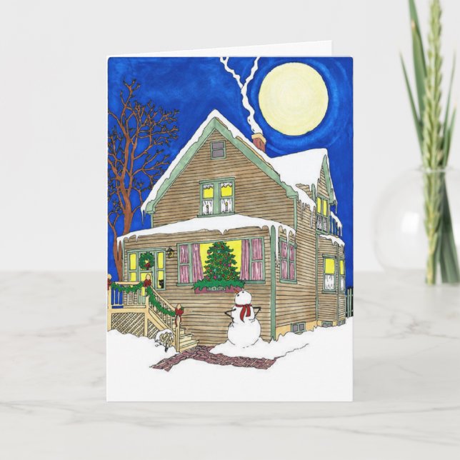 Looking In Holiday Card (Front)