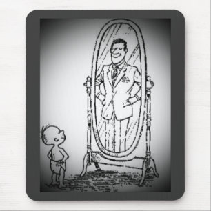 Looking in the Mirror Mouse Mat