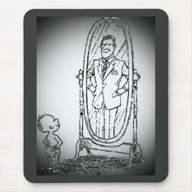 Looking in the Mirror Mouse Mat (Front)