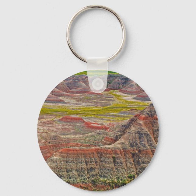 "Looking into the badlands" collection Key Ring (Front)