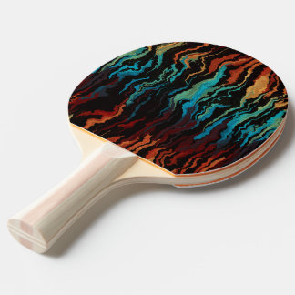 Looking into the Fire abstract Ping Pong Paddle