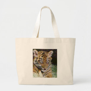 Looking_ Large Tote Bag