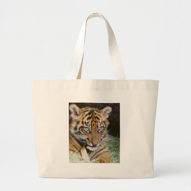 Looking_ Large Tote Bag (Front)