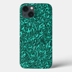 Looking like jade green textured of wall iPhone 13 case