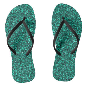 Looking like jade green textured of wall flip flops