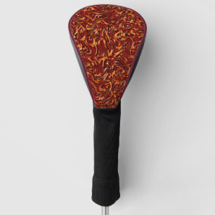 Looking like orange and coral textured of wall golf head cover