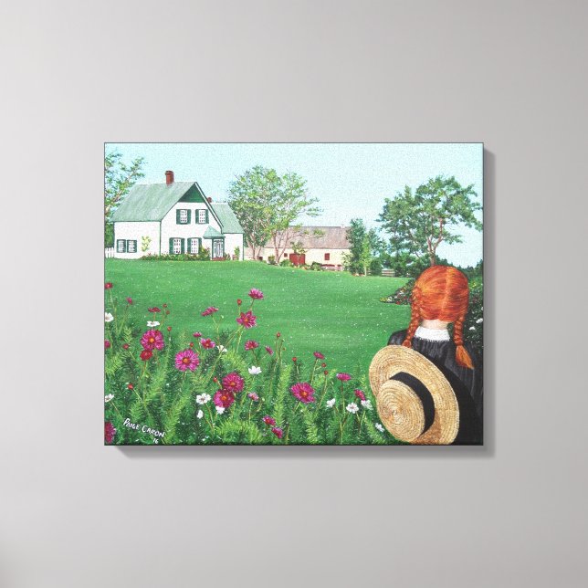 "Looking on with Love" Anne of Green Gables, PEI Canvas Print (Front)