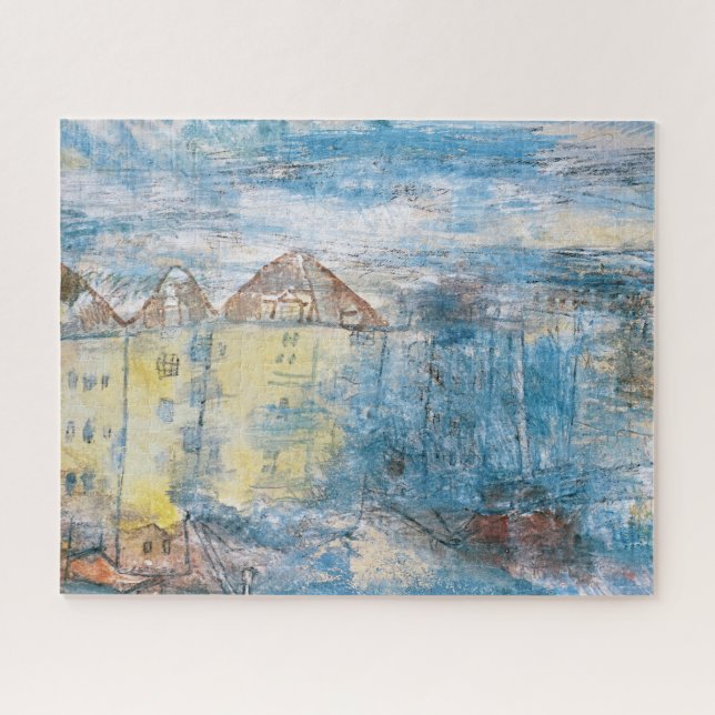 Looking onto a Square by Paul Klee Jigsaw Puzzle (Horizontal)
