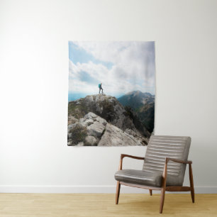 Looking over new adventures tapestry