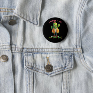 Looking sharp mochachos, cactus lover 6 cm round badge