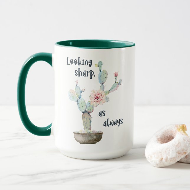 Looking sharp! mug (With Donut)