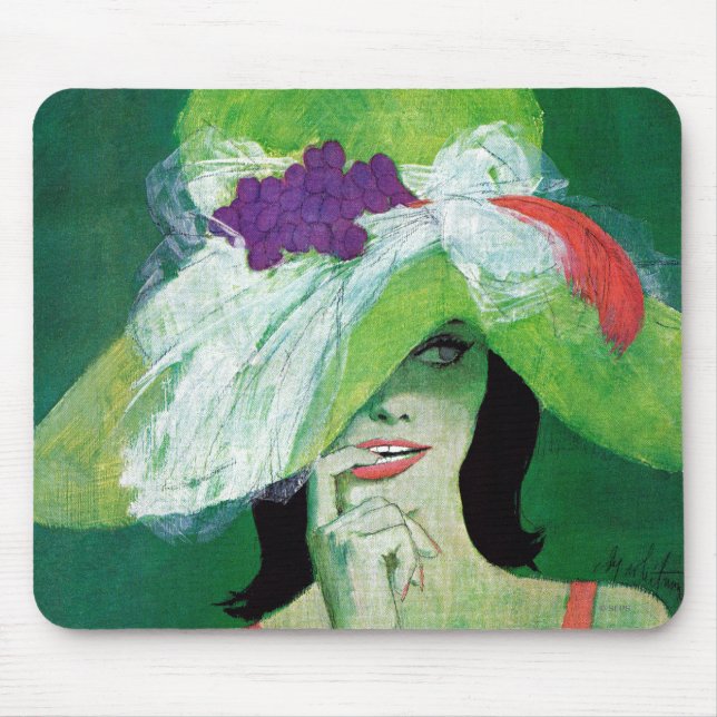 Looking the Other Way Mouse Mat (Front)