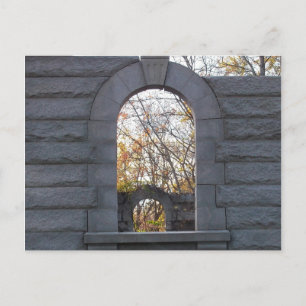 Looking Through Postcard
