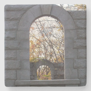Looking Through Stone Coaster