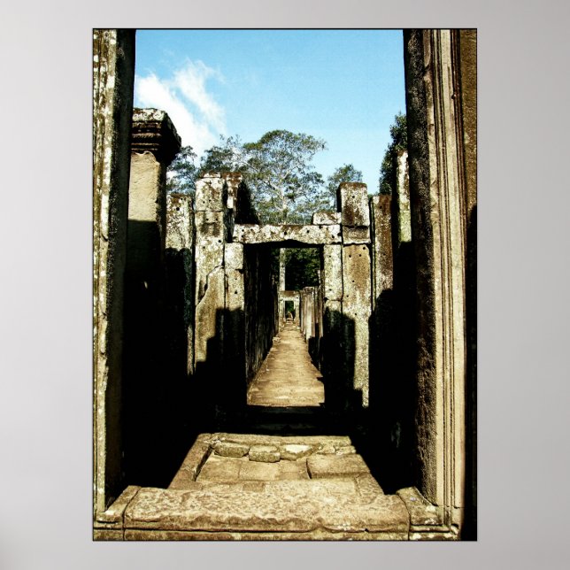 Looking thru Cambodian History Poster (Front)