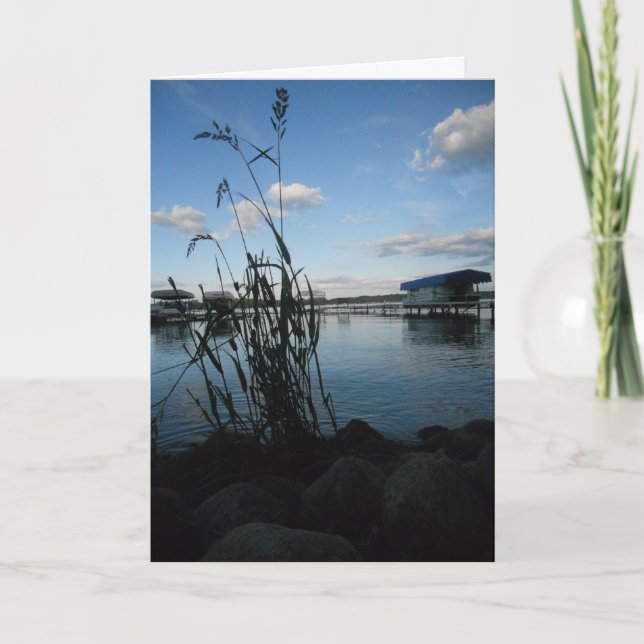 "Looking to French Lake" Birthday Card (Front)