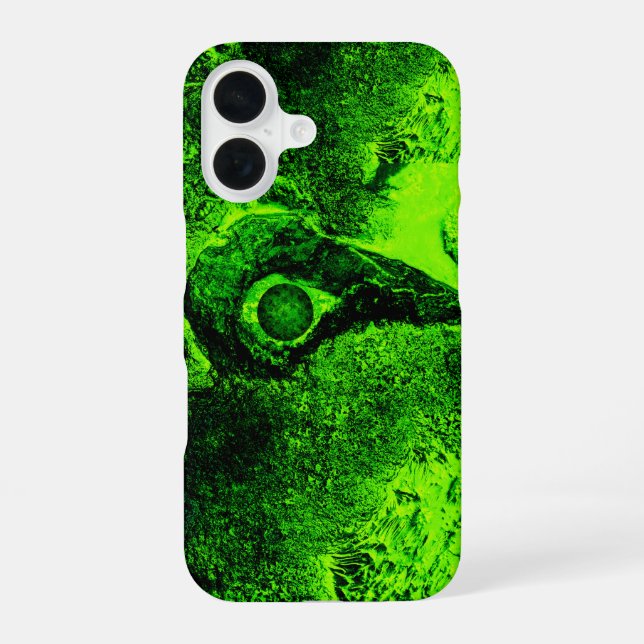looking to green iPhone 16 case (Back)