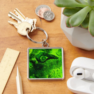 looking to green key ring