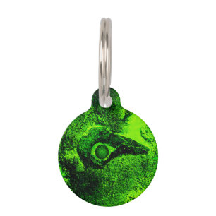 looking to green pet tag