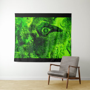 looking to green tapestry